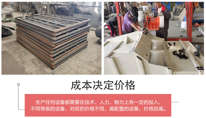 直線篩分機(jī)篩網(wǎng)，篩箱部件展示